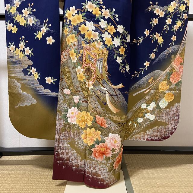 振袖 豪華 刺繍 金彩 紋意匠 身丈 164cm 撥水加工済 素敵な 11025円
