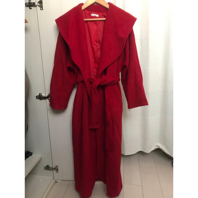 人気が高い スタイルミキサー STYLEMIXER ロング レッド 赤 コート