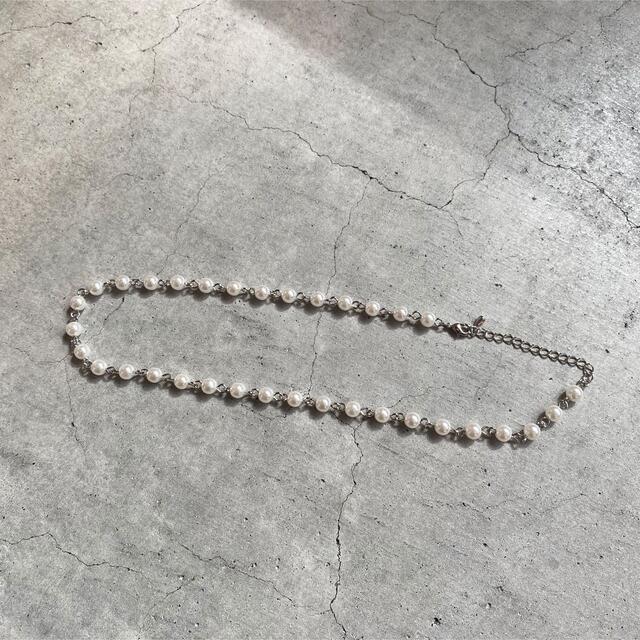 Needles(ニードルス)のパールネックレス Pearl necklace パールチェーンネックレス  メンズのアクセサリー(ネックレス)の商品写真