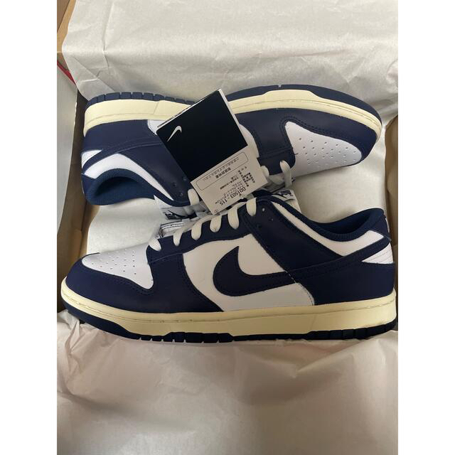 Nike WMNS Dunk Low "Vintage Navy" 27.5cm