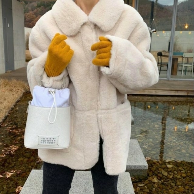 新品 エコファーコート teddy coat 韓国ファッション 1