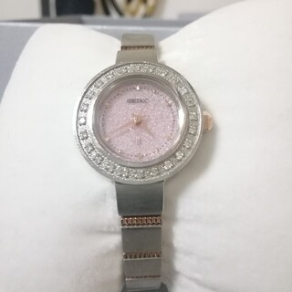 セイコー(SEIKO)の綺麗め。SEIKO　ルキア　カリテ　ダイヤモンドベゼル　ソーラー　腕時計(腕時計)