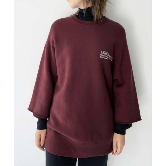 L'Appartement DEUXIEME CLASSE(アパルトモンドゥーズィエムクラス)の【Americana/アメリカーナ】Halfsleeve Logo Sweat レディースのトップス(トレーナー/スウェット)の商品写真