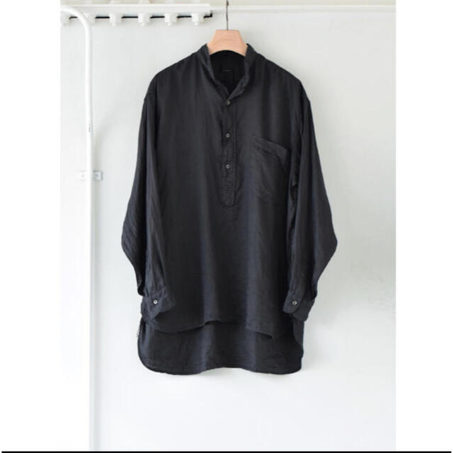 COMOLI - comoli リネンWクロスプルオーバーシャツ 21SSの通販 by