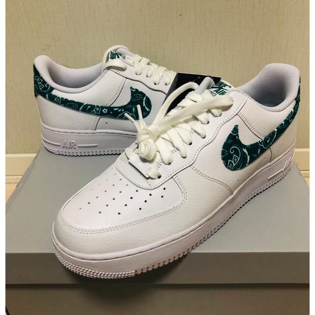 【送料込み★】NIKE AIR FORCE 1 ペイズリー WMNS29㎝ 緑