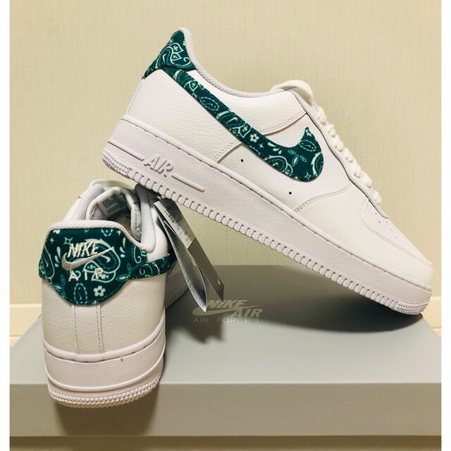 【送料込み★】NIKE AIR FORCE 1 ペイズリー WMNS29㎝ 緑