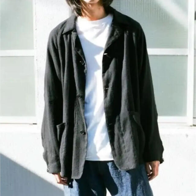COMOLI(コモリ)のcomoli カシミヤ和紙ジャケット 21ss サイズ1 メンズのジャケット/アウター(カバーオール)の商品写真