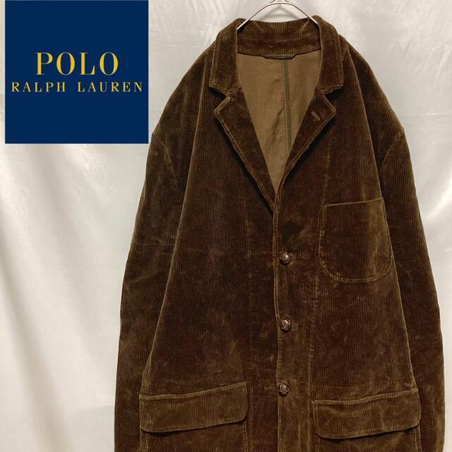 Ralph lauren テーラードジャケット コーデュロイ ブラウン XL テーラードジャケット