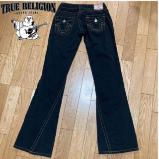 トゥルーレリジョン(True Religion)の【TRUERELIGION】トゥルーリレジョン　カラーパンツ　黒(デニム/ジーンズ)