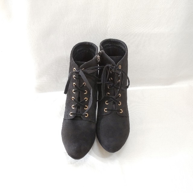 スエード　ブーツ黒 レディースの靴/シューズ(ブーツ)の商品写真