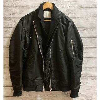 サカイ(sacai)の【美品】sacai ma-1 ドッキング ボンバージャケット(フライトジャケット)