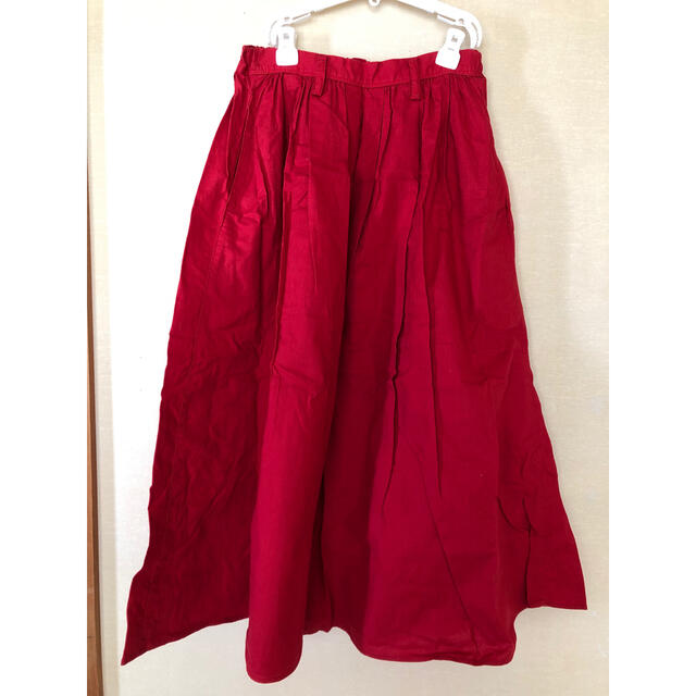 FELISSIMO(フェリシモ)の【秋さん専用】サニークラウズ  赤いスカートと津田さんコーディネイト レディースのスカート(ロングスカート)の商品写真