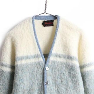 60s ビンテージ 25% モヘア 大きいサイズ XL ☆ マンシングウェア ボ
