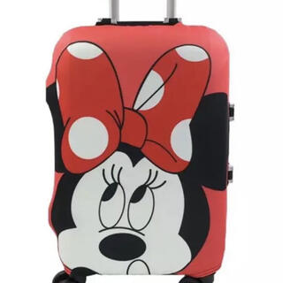ディズニー(Disney)の大人気　スーツケースカバー　ミニー　S(スーツケース/キャリーバッグ)