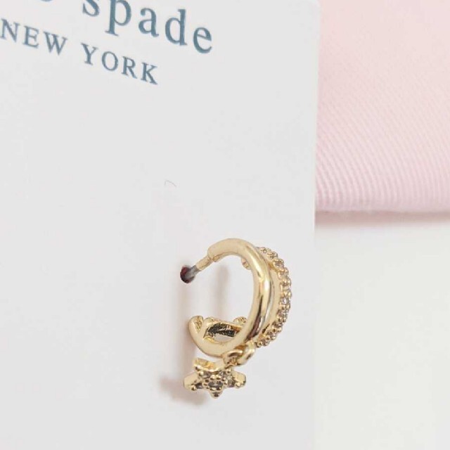 kate spade new york(ケイトスペードニューヨーク)の【新品】kate spade ケイトスペード ピアス スター 星　ゴールド 両耳 レディースのアクセサリー(ピアス)の商品写真