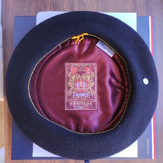 LAULHERE ロレール メンズ ベレー帽 カンパン11 63cm ウール 紺(ハンチング/ベレー帽)