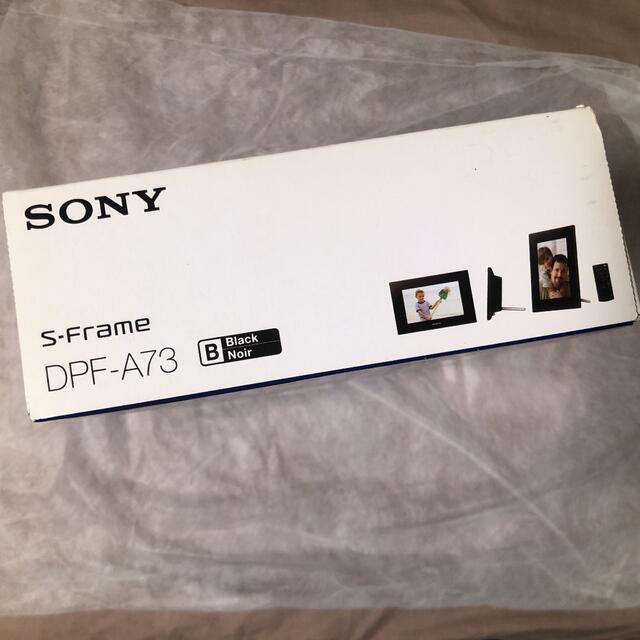 SONY(ソニー)のSONY DPF-A73(ブラック) デジタルフォトフレーム インテリア/住まい/日用品のインテリア小物(フォトフレーム)の商品写真
