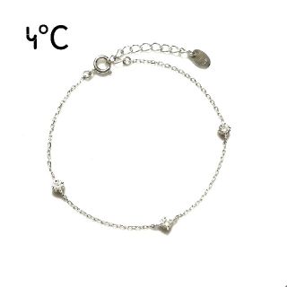 ヨンドシー(4℃)の雪音様専用です♪4°C シルバーブレスレット(美品)(ブレスレット/バングル)