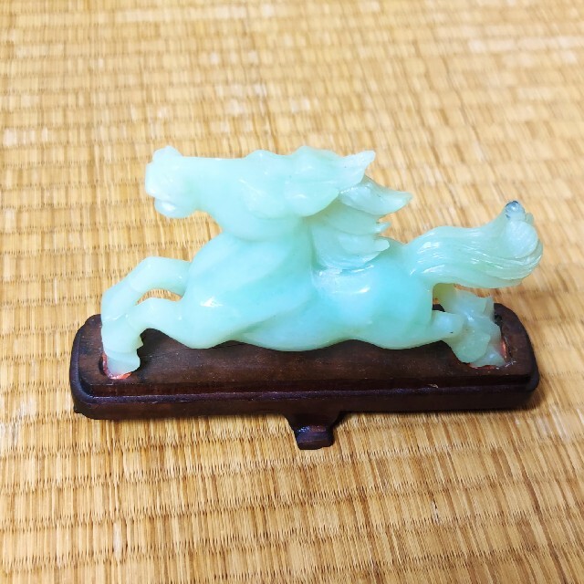 【玉石細工】疾走する龍馬【美術品】