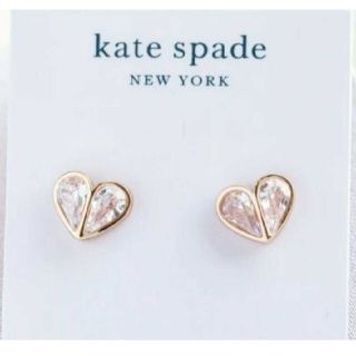 ケイトスペードニューヨーク(kate spade new york)の【新品】kate spade ケイトスペード ピアス ローズゴールドロックソリ(ピアス)