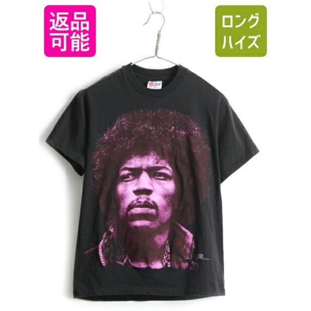 新品即決 USA製 90's 人気 ヘンドリックス ジミ Hendrix jimi ★ 黒 Tシャツ+カットソー(半袖+袖なし)