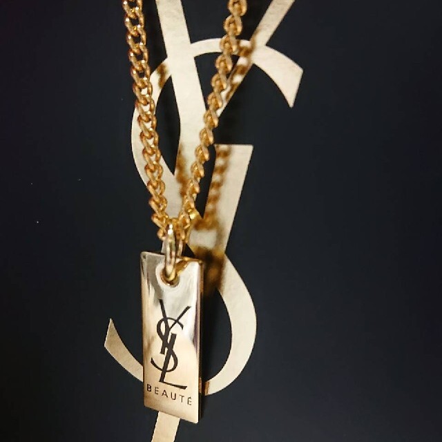 正規 未使用】YVES SAINT LAURENT ゴールドYSL ネックレス - ネックレス