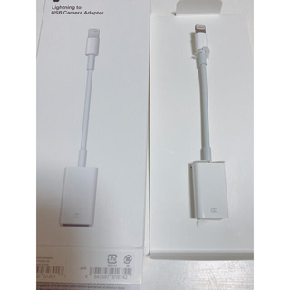 アップル(Apple)のApple Lightning - USBカメラアダプタ # MD821AM/A(その他)