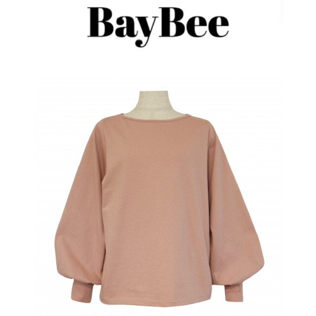 BayBeevolume sleeve tops(dusty pink)