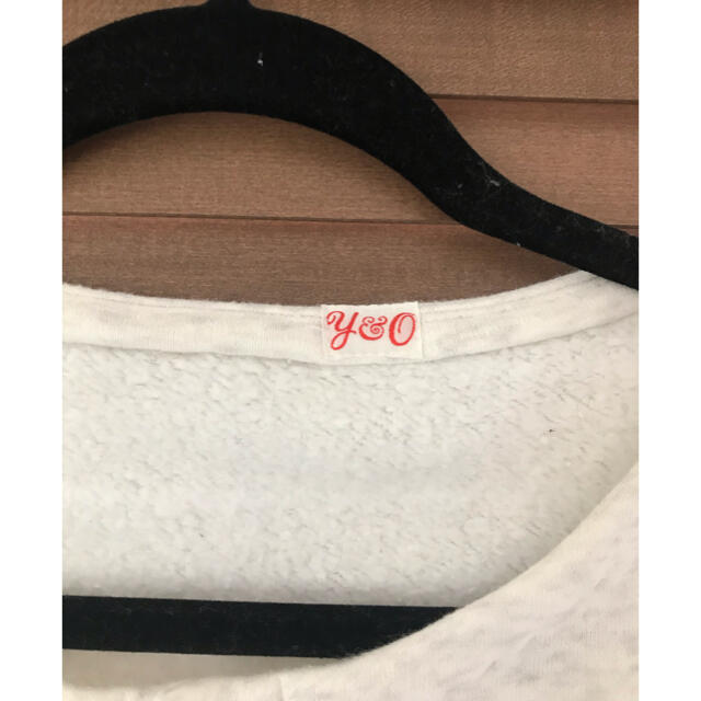 Y&O(ヤングアンドオルセン)  スウェットブルゾン　オフホワイト メンズのトップス(スウェット)の商品写真