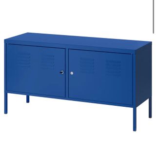 イケア(IKEA)のIKEA 金属製キャビネット ブルー(棚/ラック/タンス)