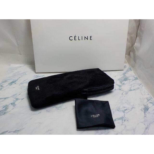 celine(セリーヌ)のCELINE セリーヌ ポーチ メガネケース小 ペンケース　ブラック レディースのファッション小物(サングラス/メガネ)の商品写真