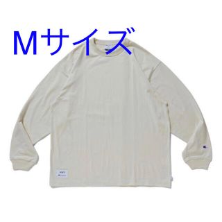 ダブルタップス(W)taps)のMサイズ WTAPS x Champion LS COTTON サンド 新品 (Tシャツ/カットソー(七分/長袖))