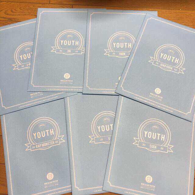 bts youth HMV限定　ミニクリアポスター　ソクジン売り切れK-POP/アジア