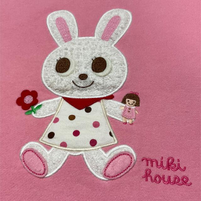 mikihouse(ミキハウス)のmikihouse アップリケトレーナー キッズ/ベビー/マタニティのキッズ服女の子用(90cm~)(その他)の商品写真