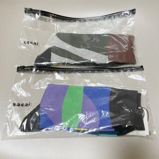 【新品】sacai × KAWS コラボソックスセット サイズ3 21AW