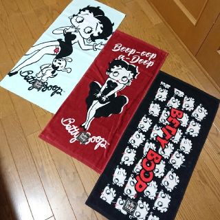 サンリオ(サンリオ)の【新品】BettyBoop フェイスタオル 12点セット(タオル/バス用品)