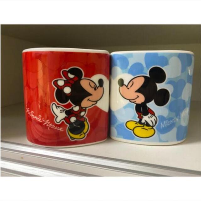 Disney(ディズニー)のミッキーミニー　ペアマグカップ エンタメ/ホビーのおもちゃ/ぬいぐるみ(キャラクターグッズ)の商品写真