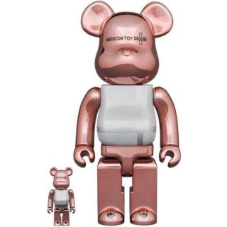 メディコムトイ(MEDICOM TOY)のBE@RBRICK PINK GOLD CHROME 100％ ＆ 400％(その他)