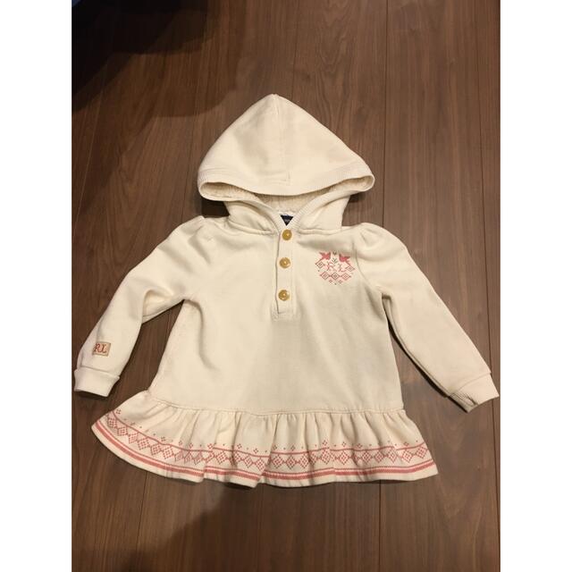 Ralph Lauren(ラルフローレン)のRALPH LAUREN パーカー キッズ/ベビー/マタニティのキッズ服女の子用(90cm~)(ジャケット/上着)の商品写真