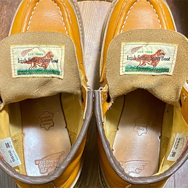 REDWING(レッドウィング)の9850 アイリッシュセッター カヌーモック ゴールドラセット メンズの靴/シューズ(ブーツ)の商品写真