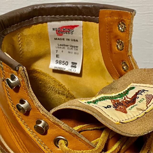 REDWING(レッドウィング)の9850 アイリッシュセッター カヌーモック ゴールドラセット メンズの靴/シューズ(ブーツ)の商品写真