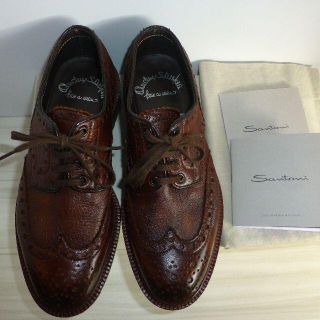 サントーニ(Santoni)の専用　Santoni サントーニ UK7 フルブローグ ウイングチップ(ドレス/ビジネス)