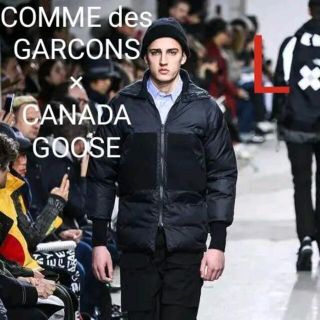 カナダグース(CANADA GOOSE)の【希少】COMMEdesGARCONS×CANADA GOOSEコラボダウン黒L(ダウンジャケット)