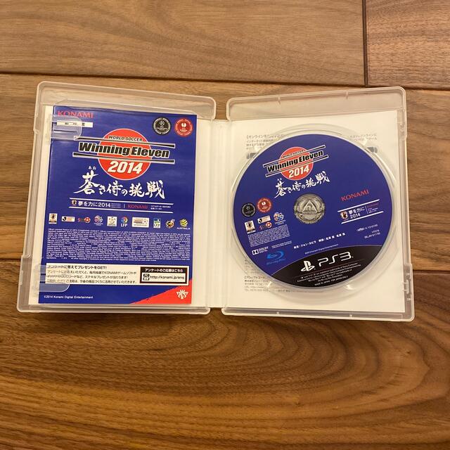ワールドサッカー ウイニングイレブン 2014 蒼き侍の挑戦 PS3 エンタメ/ホビーのゲームソフト/ゲーム機本体(家庭用ゲームソフト)の商品写真