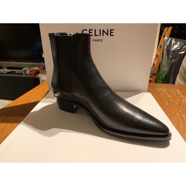 celine(セリーヌ)のCELINE カマルグクノ チェルシーブーツ ブラック 42 メンズの靴/シューズ(ブーツ)の商品写真