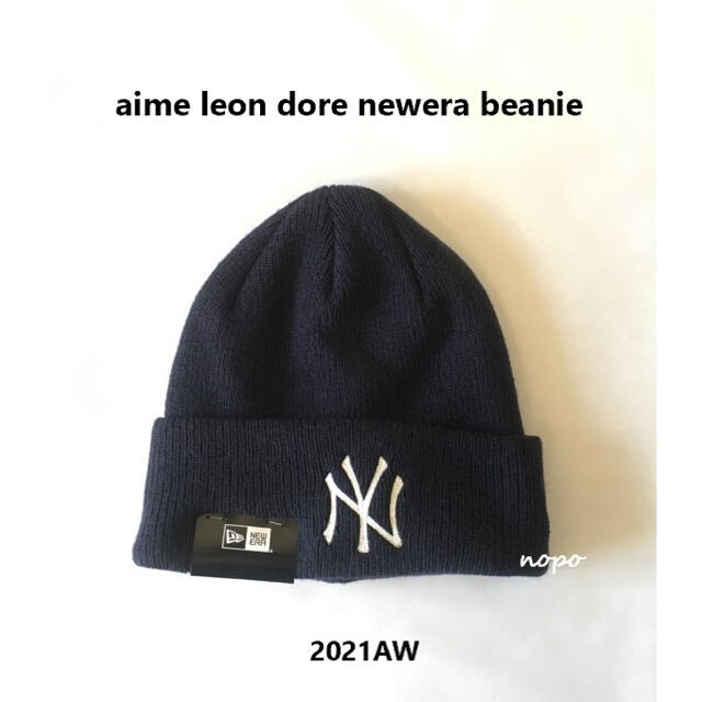 新品 aime leon dore new era 7 5/8 ネイビー