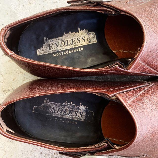 【 ENDLESS 】エンドレス　24cm ドレスシューズ　レザーシューズ　革靴 メンズの靴/シューズ(スリッポン/モカシン)の商品写真