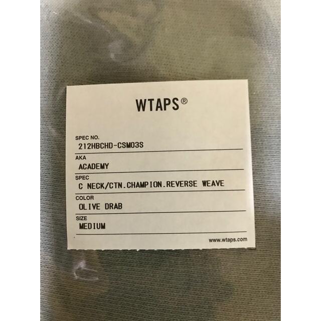 M  WTAPS ×Champion リバースウィーブ クルーネックスウェット