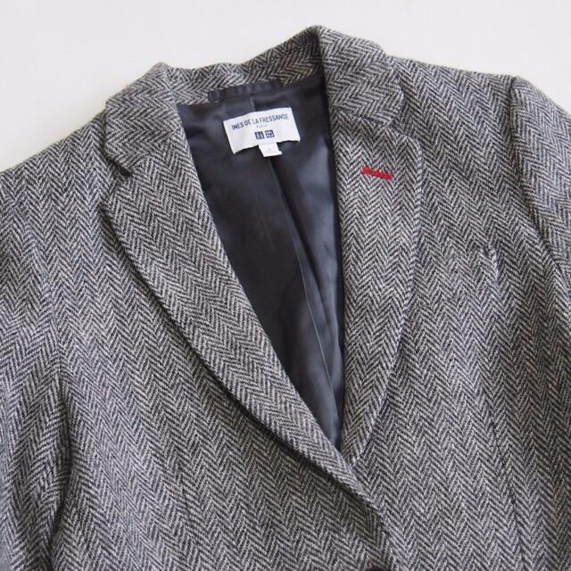 UNIQLO × INES ソフトツイードジャケット★ユニクロ イネス UNIQLO × INES ソフトツイードジャケット★ユニクロ イネス