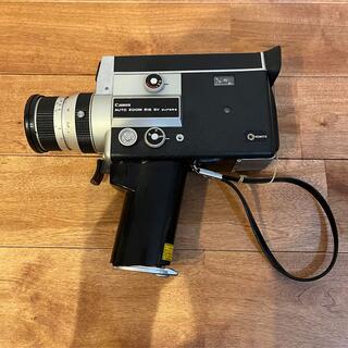 キヤノン(Canon)の【通電確認済み】Canon 8ミリフィルムカメラAUTO ZOOM 518 SV(ビデオカメラ)